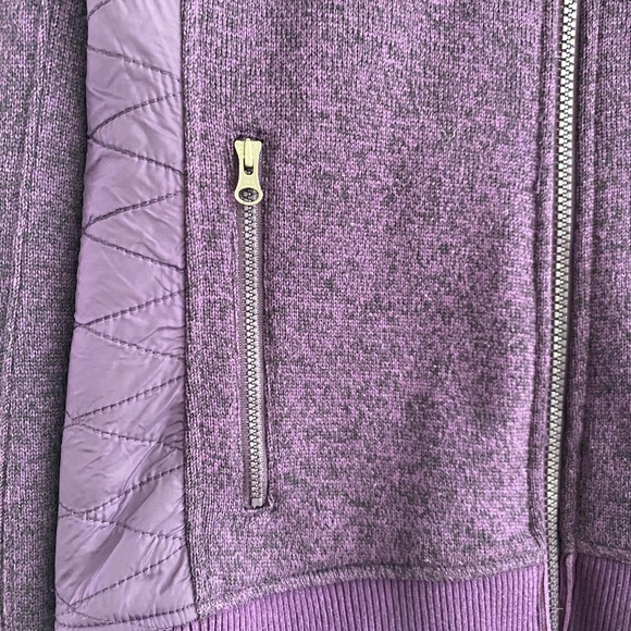 Denver Hayes T-Max Purple Zip-Up Sweater, Size S - Picture 5 of 12